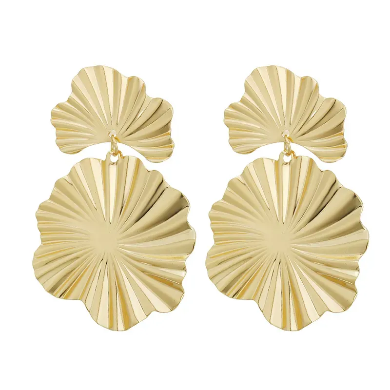 Wholesale Unique Disc Exaggerated Fashion Earrings - Image 10