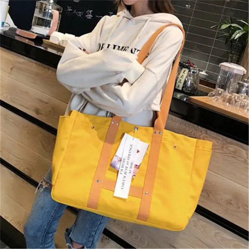 Women Fashion Large Capacity Canvas Tote Bag - Image 13