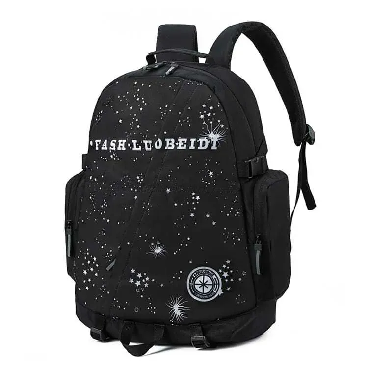 Women Fashion Zipper Color Blocking Large Capacity Backpack - Image 10