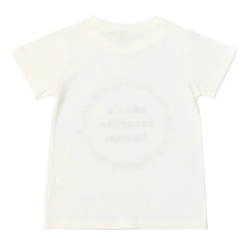 Wholesale Wholesale Boy Girl Kid Daddy Letter Print White T-shirt - Image 3