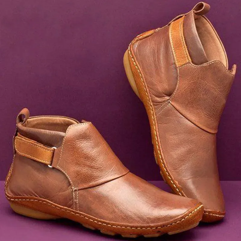 Size 4.5-11 Velcro Design Short Boots - Image 3