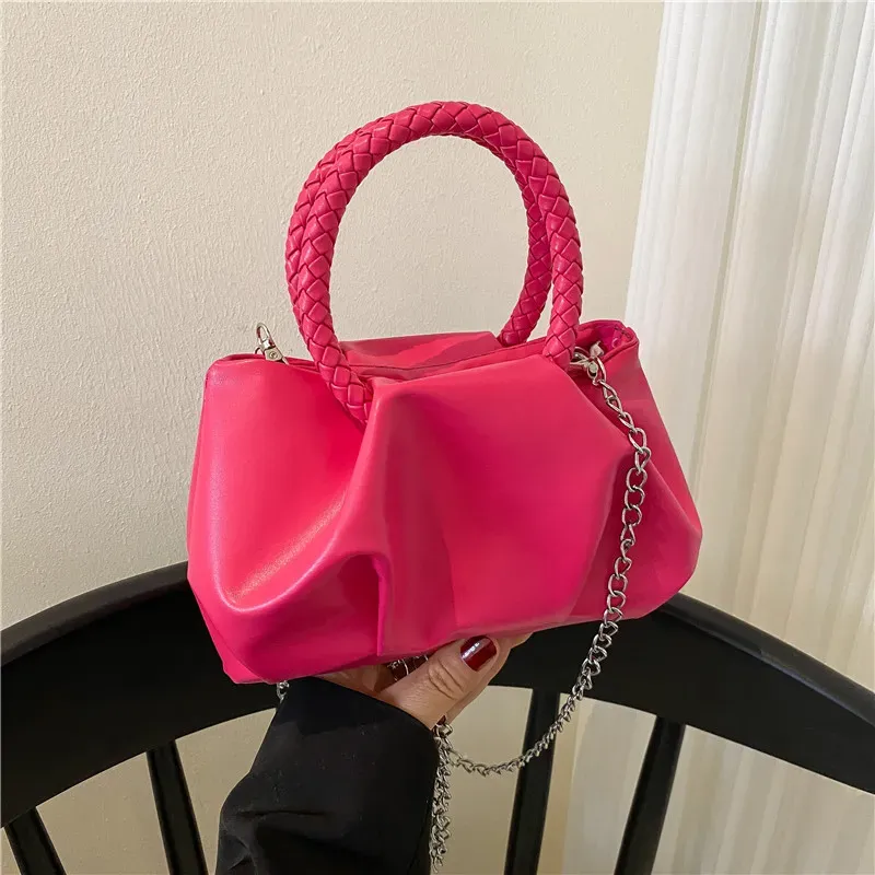 Design Bag Women'S Spring Solid Color Portable Pleated Popular Mini Bag - Image 10