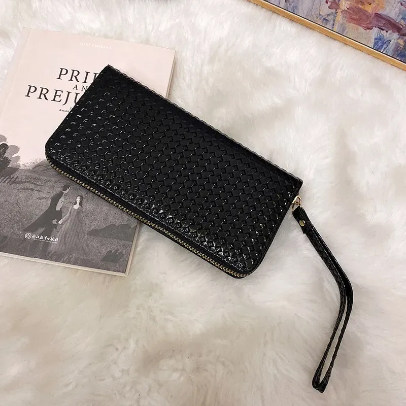 Women Fashion Vintage Embossed Long Coin Purse - Image 13