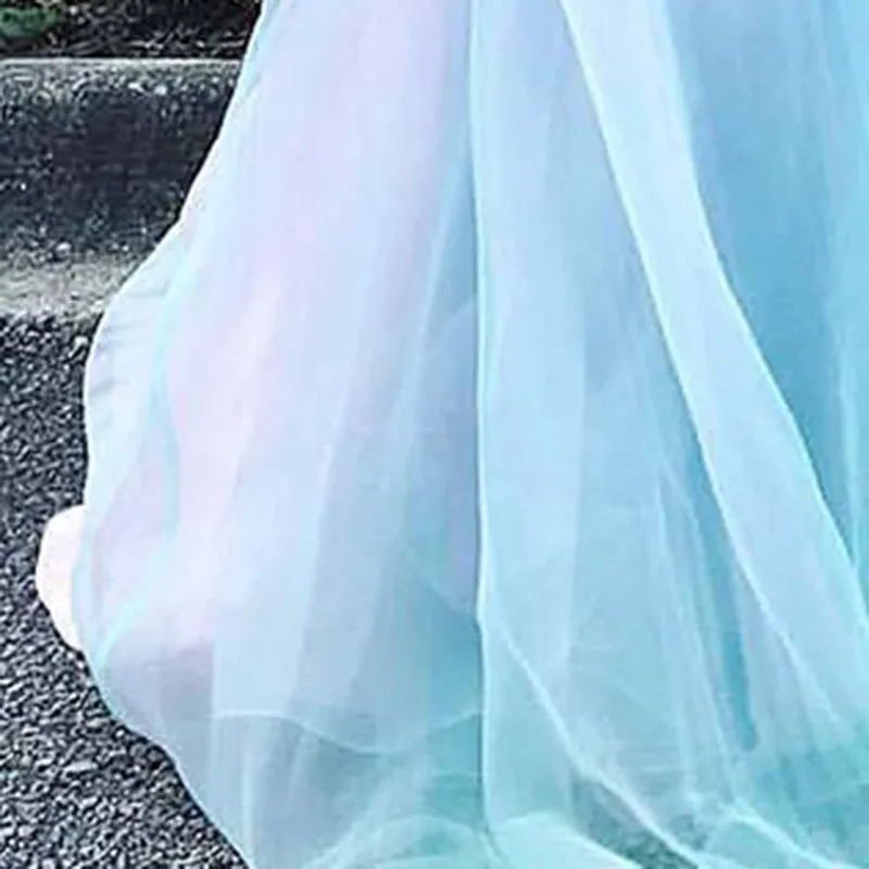 Women Fashion Gradient Sleeveless Party Dress - Image 5