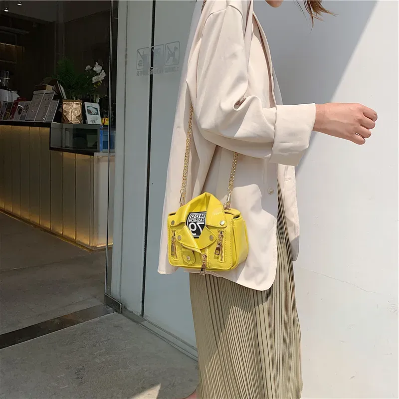 Women Fashion Clothes Lapel Jacket Creative Shaped Crossbody Bag - Image 4