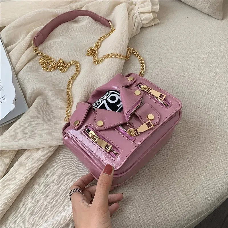 Women Fashion Clothes Lapel Jacket Creative Shaped Crossbody Bag - Image 10
