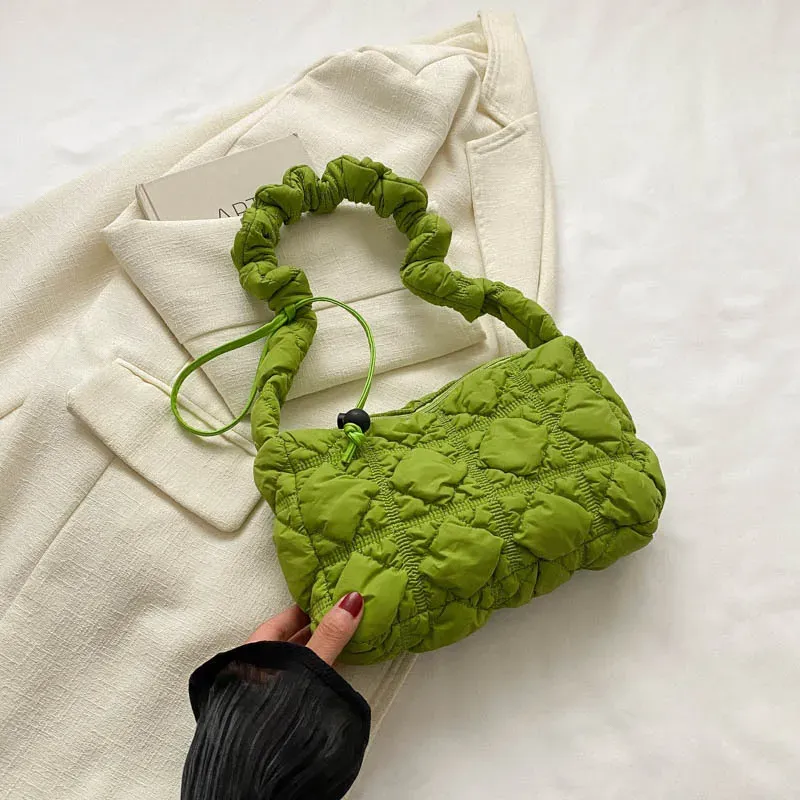 Women Fashion Casual Rhomboid Quilted Shoulder Bag - Image 7