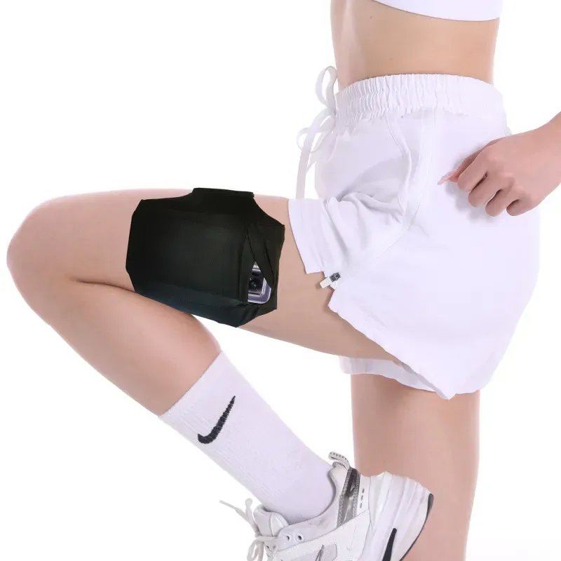 Neutral Simple Solid Color Outdoor Sports Fitness Leg Bag