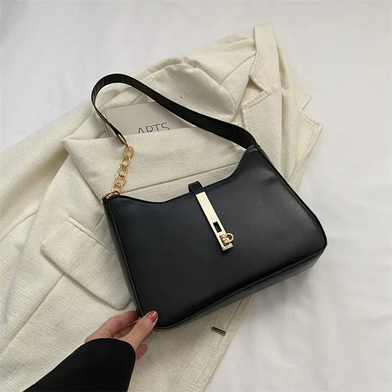 Women Simple Fashion Solid Color Square Chain Stitching Shoulder Bag - Image 9