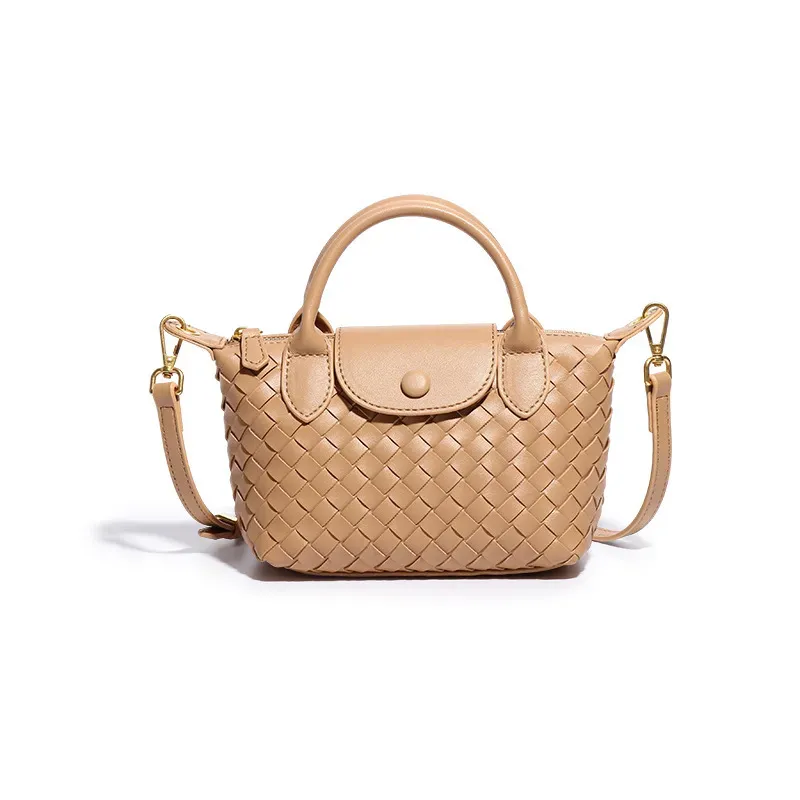 Fashion Solid Color Zipper Shoulder Bag - Image 5