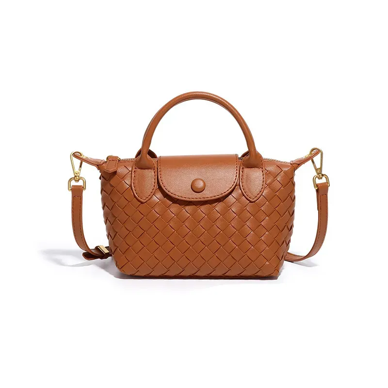 Fashion Solid Color Zipper Shoulder Bag - Image 6