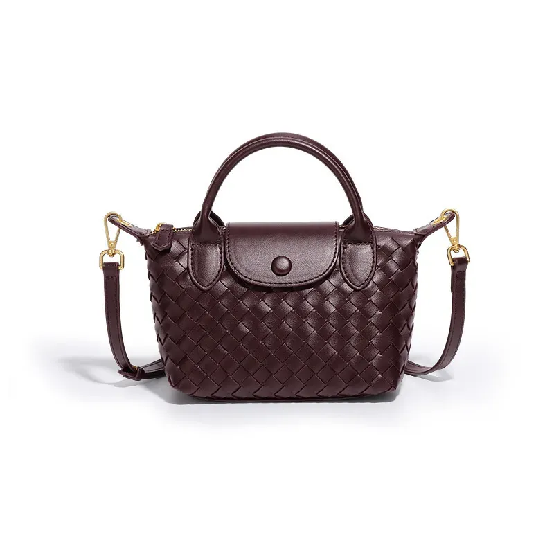 Fashion Solid Color Zipper Shoulder Bag - Image 7