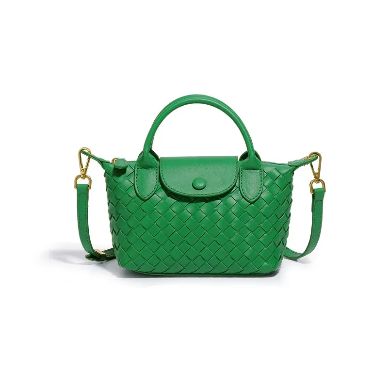 Fashion Solid Color Zipper Shoulder Bag - Image 8