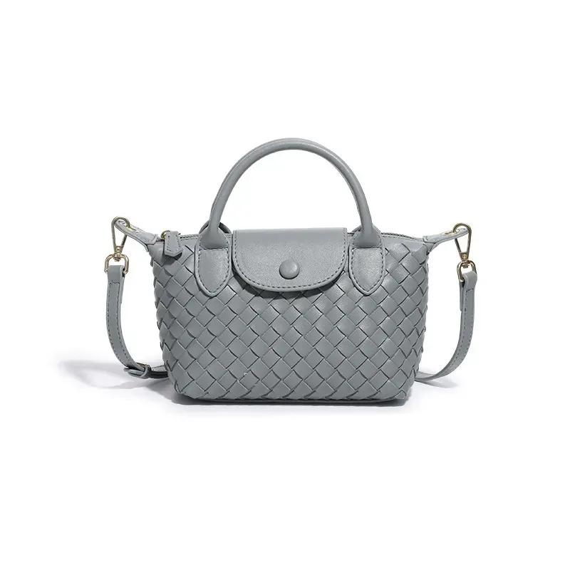 Fashion Solid Color Zipper Shoulder Bag - Image 9