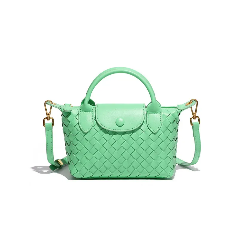 Fashion Solid Color Zipper Shoulder Bag - Image 17