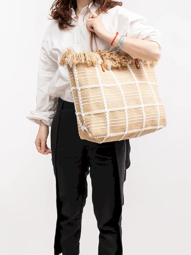 Bohemian Vacation Casual Tassel Large Capacity Tote Bag - Image 7