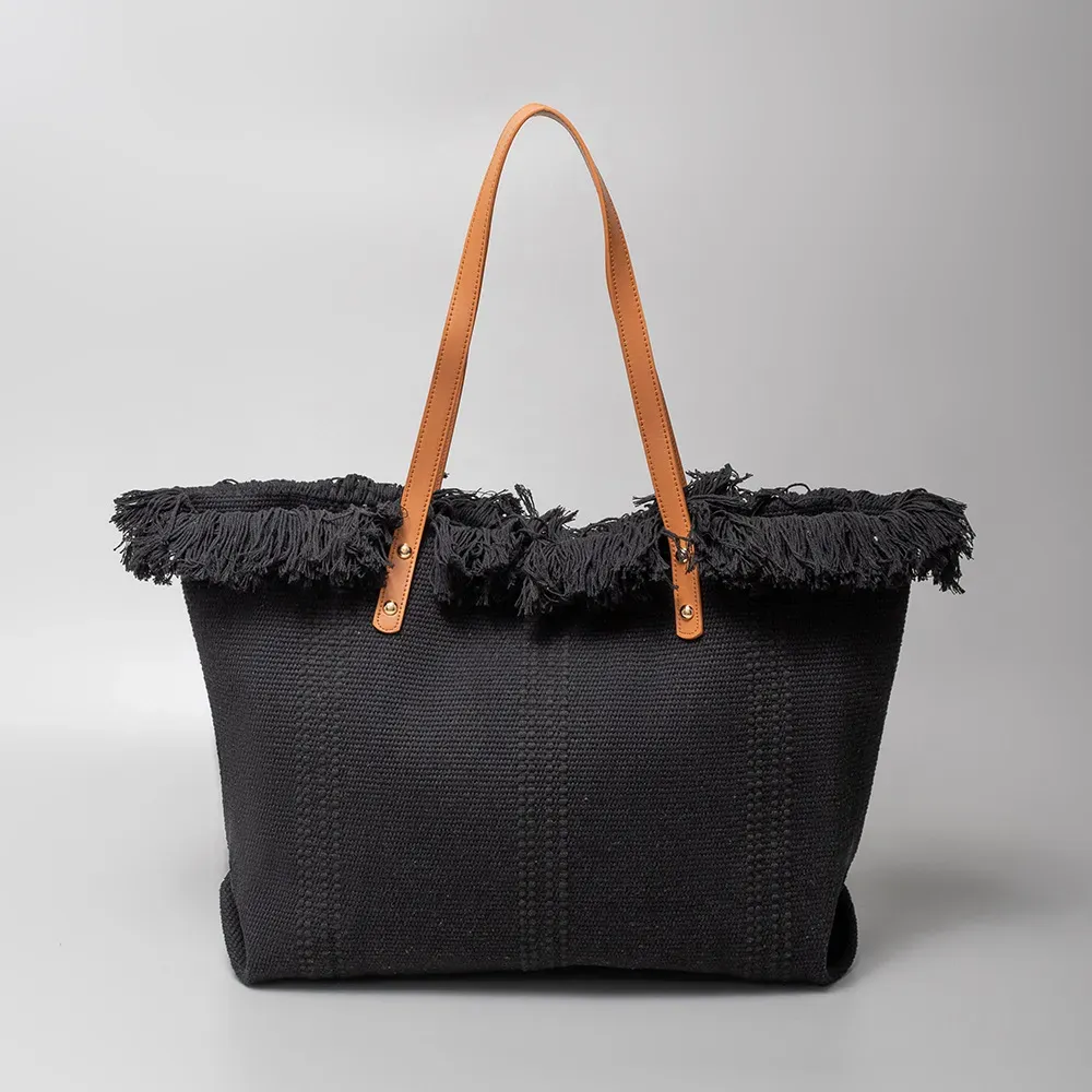 Bohemian Vacation Casual Tassel Large Capacity Tote Bag - Image 8