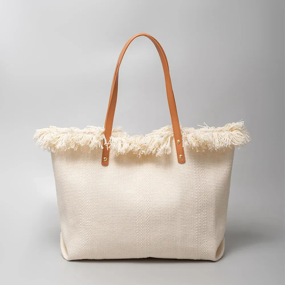 Bohemian Vacation Casual Tassel Large Capacity Tote Bag - Image 9