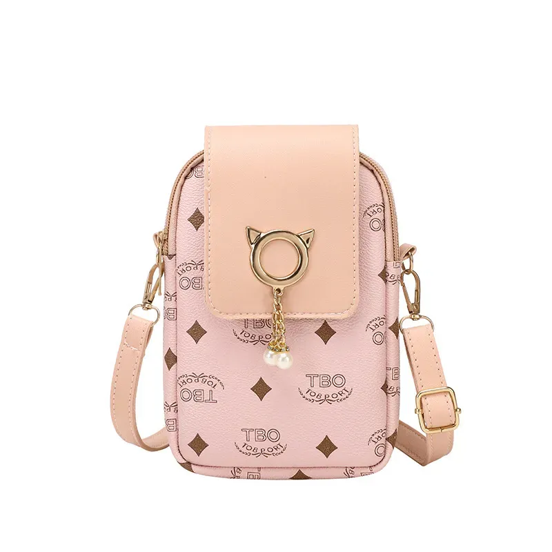 Women Fashion Letter Print Flip Cover Crossbody Purses - Image 5