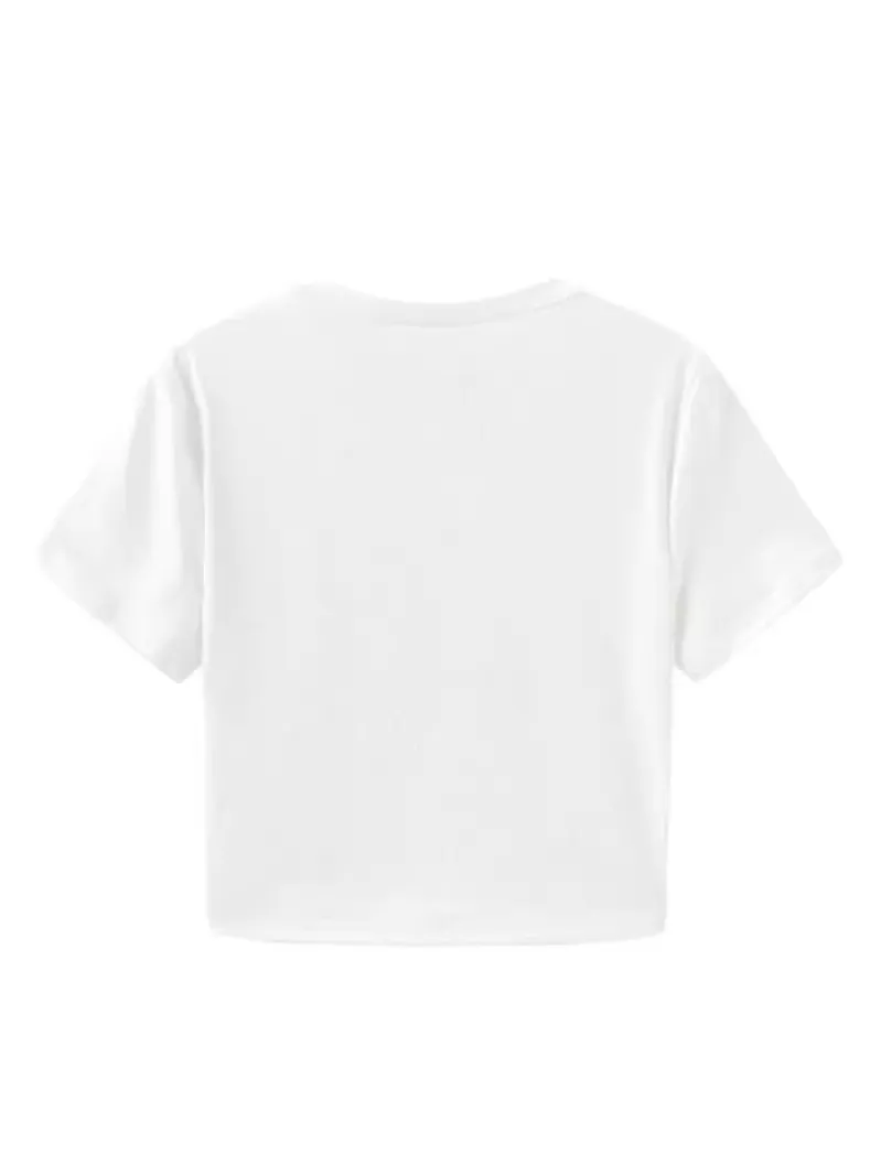 Women Fashion Casual Printed Round Neck Short-Sleeve T-Shirt - Image 3