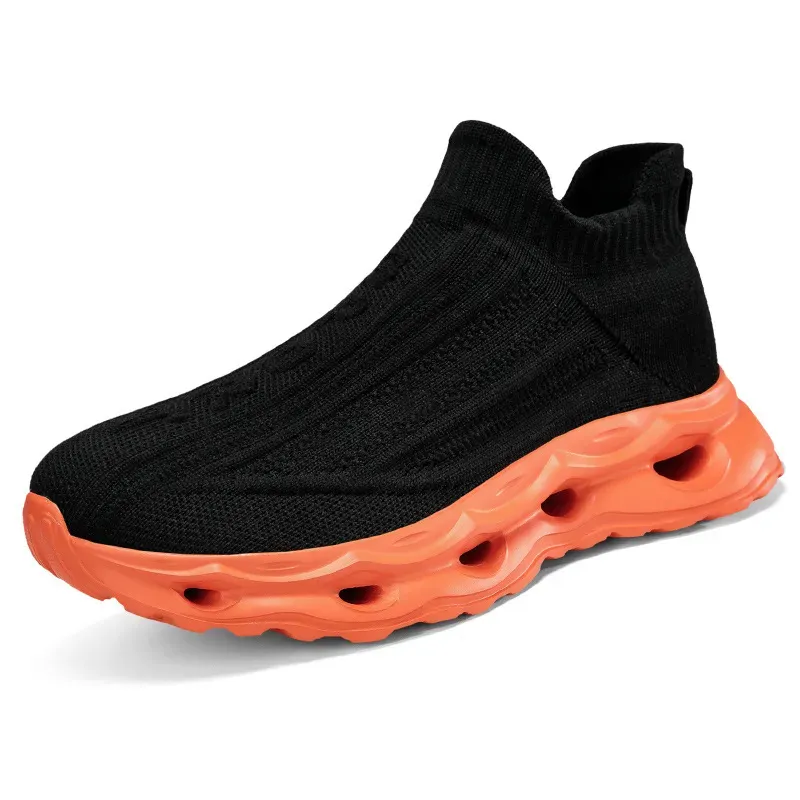 Women Casual Solid Color Weaving Thick Sole Sneakers - Image 10
