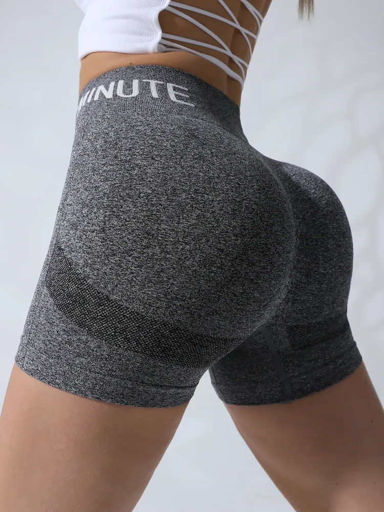Women Fashion High Waist Alphabet Sports Shorts - Image 9