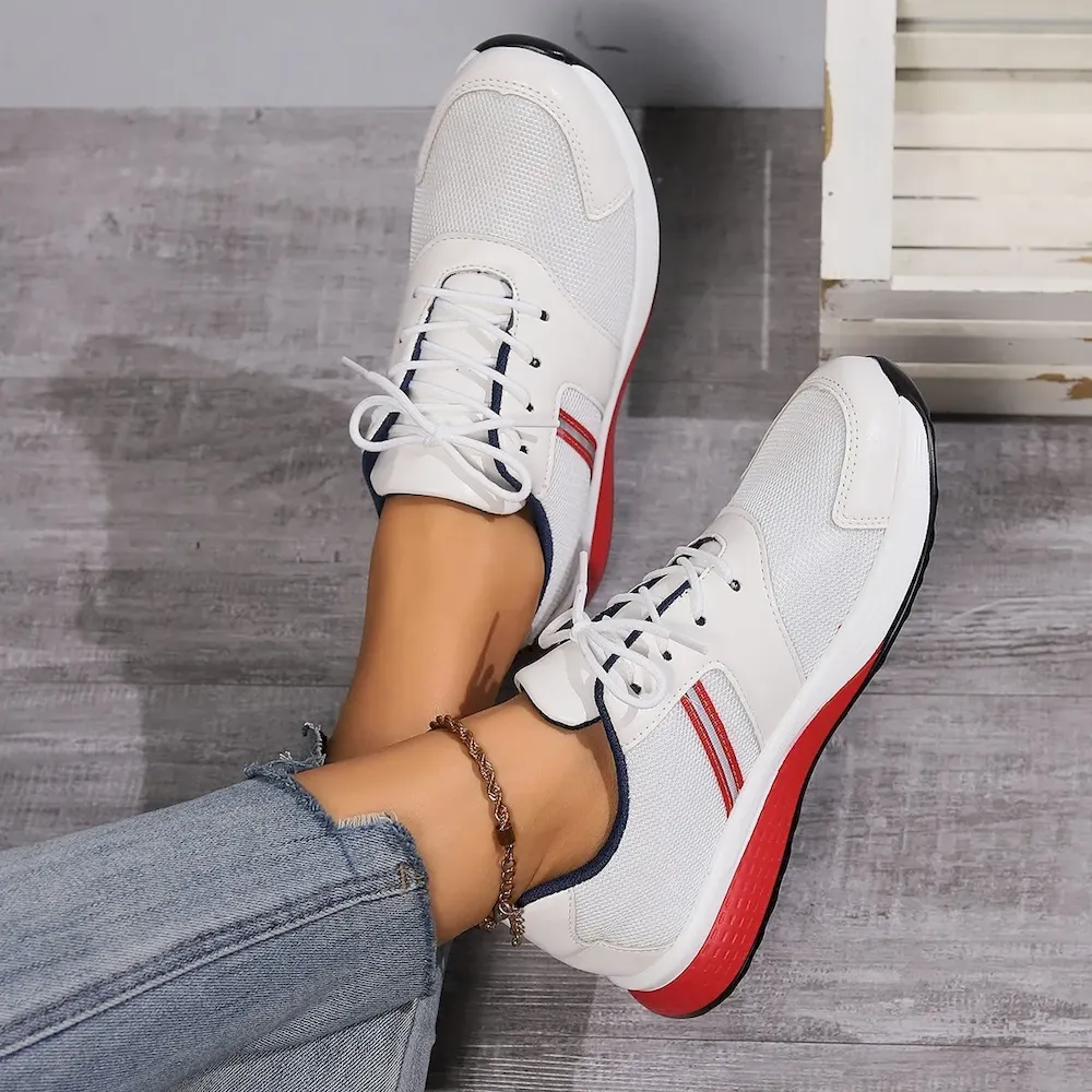 Plus Size Women Fashionable Thick Bottom Sneaker - Image 4