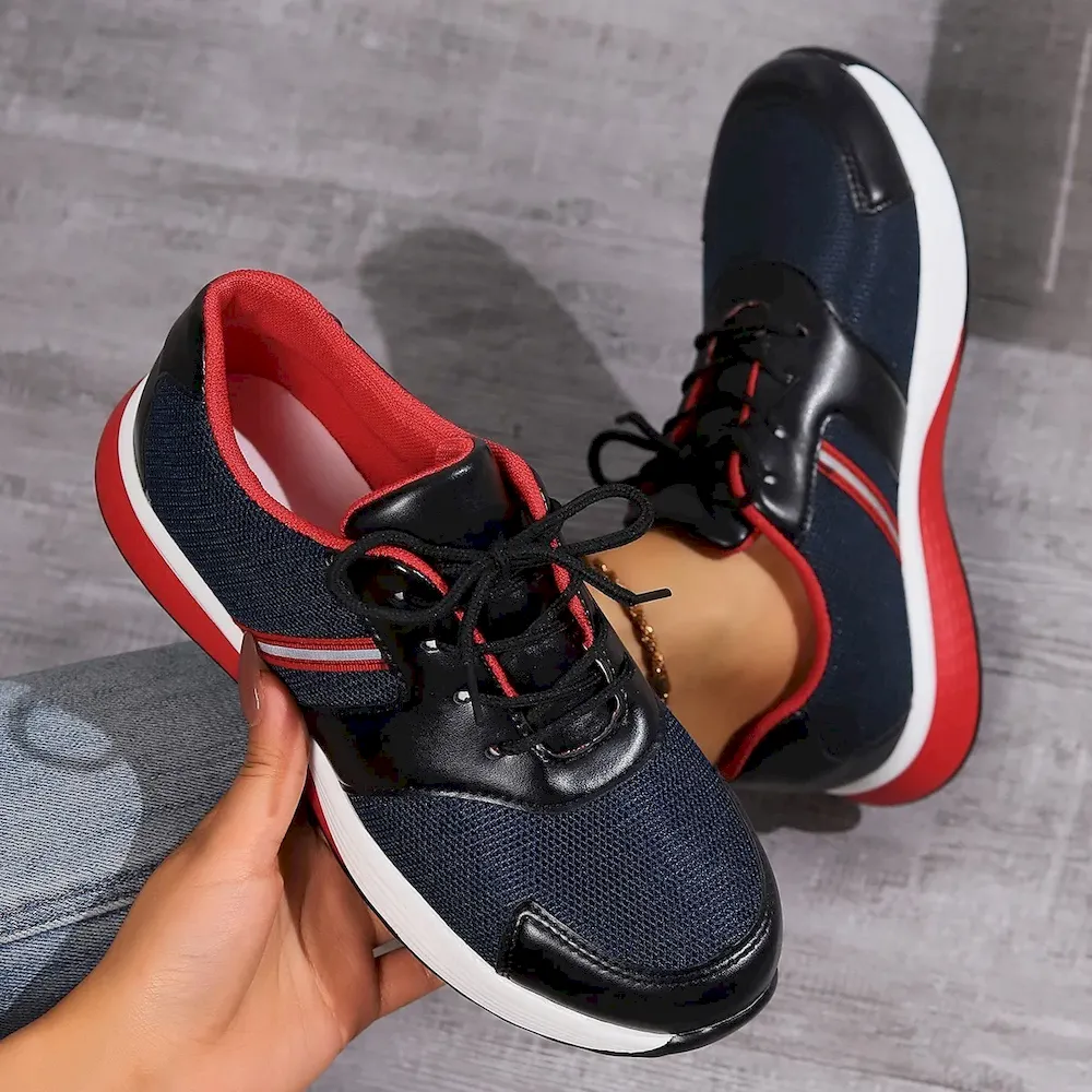 Plus Size Women Fashionable Thick Bottom Sneaker - Image 5