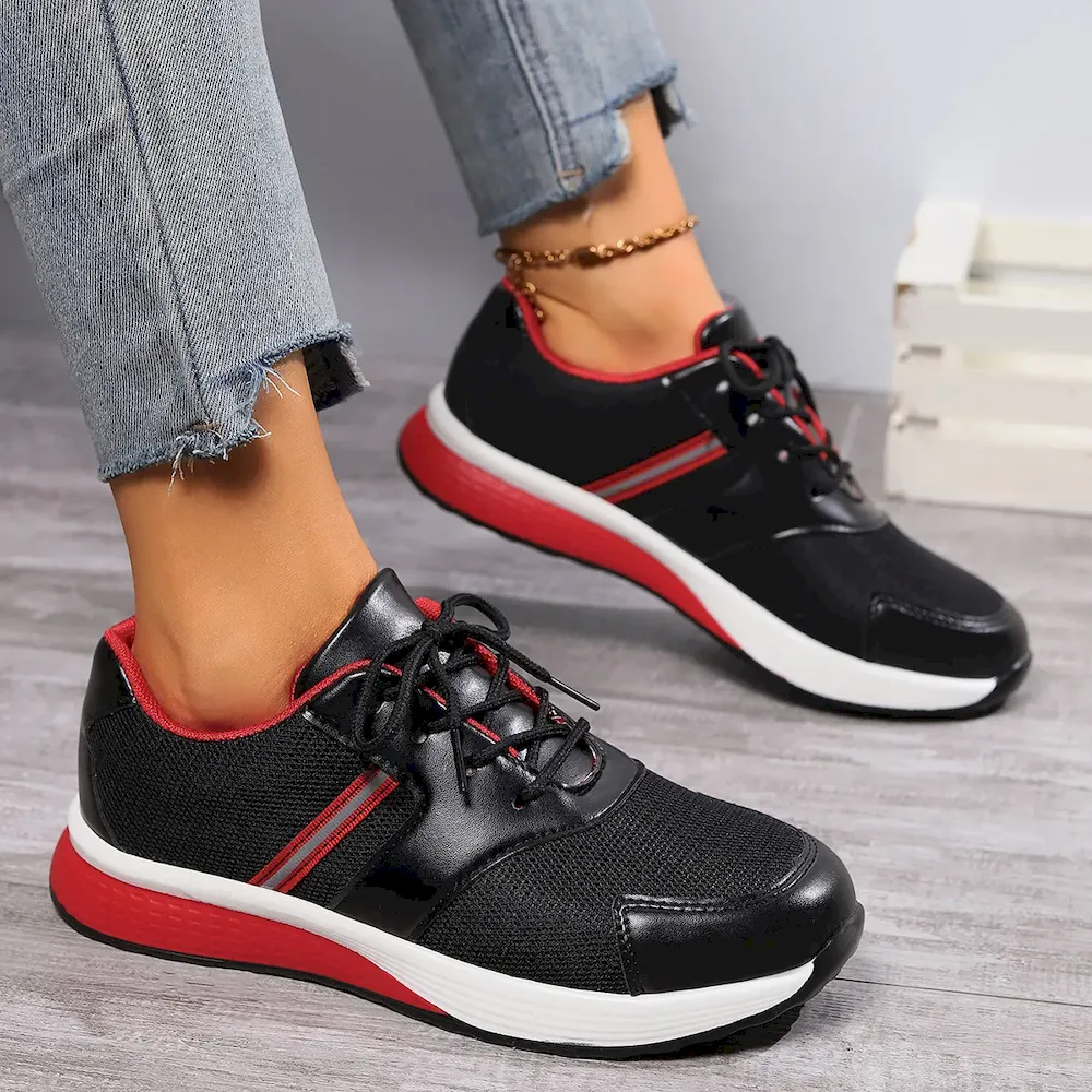 Plus Size Women Fashionable Thick Bottom Sneaker - Image 6