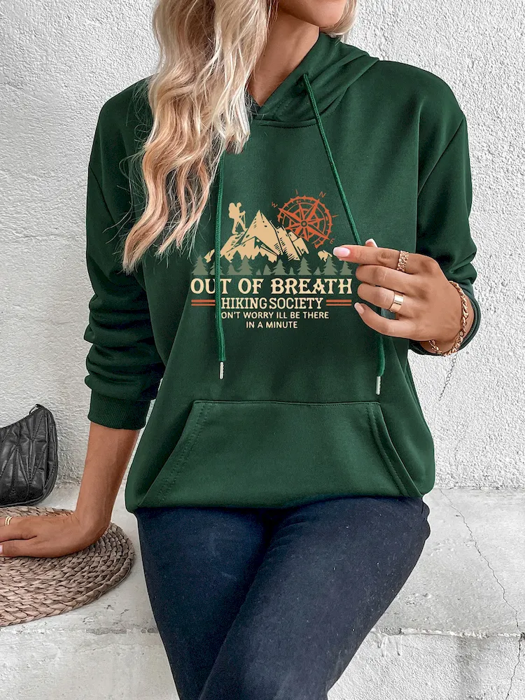 Women Casual Print Hoodie - Image 5