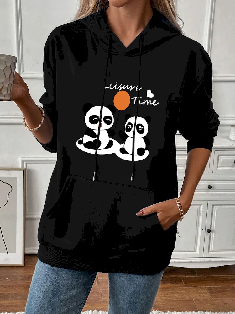 Women Casual Print Hoodie - Image 7