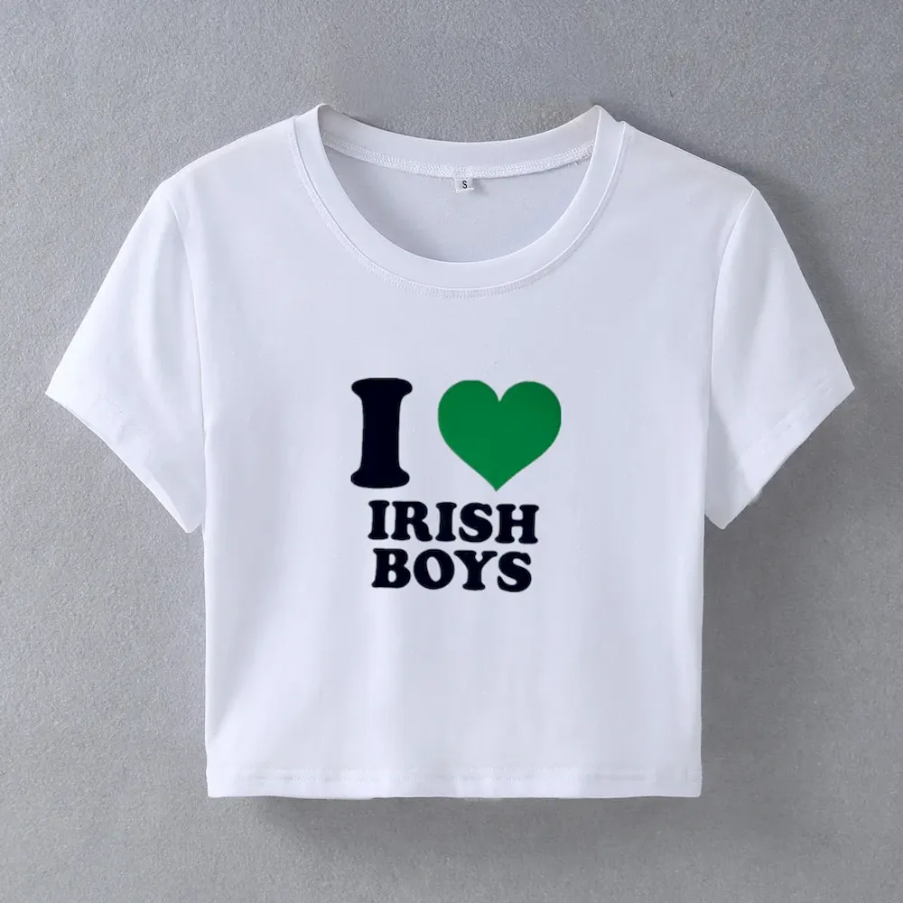 Street Fashion Women'S Printed Navel Tee - Image 5