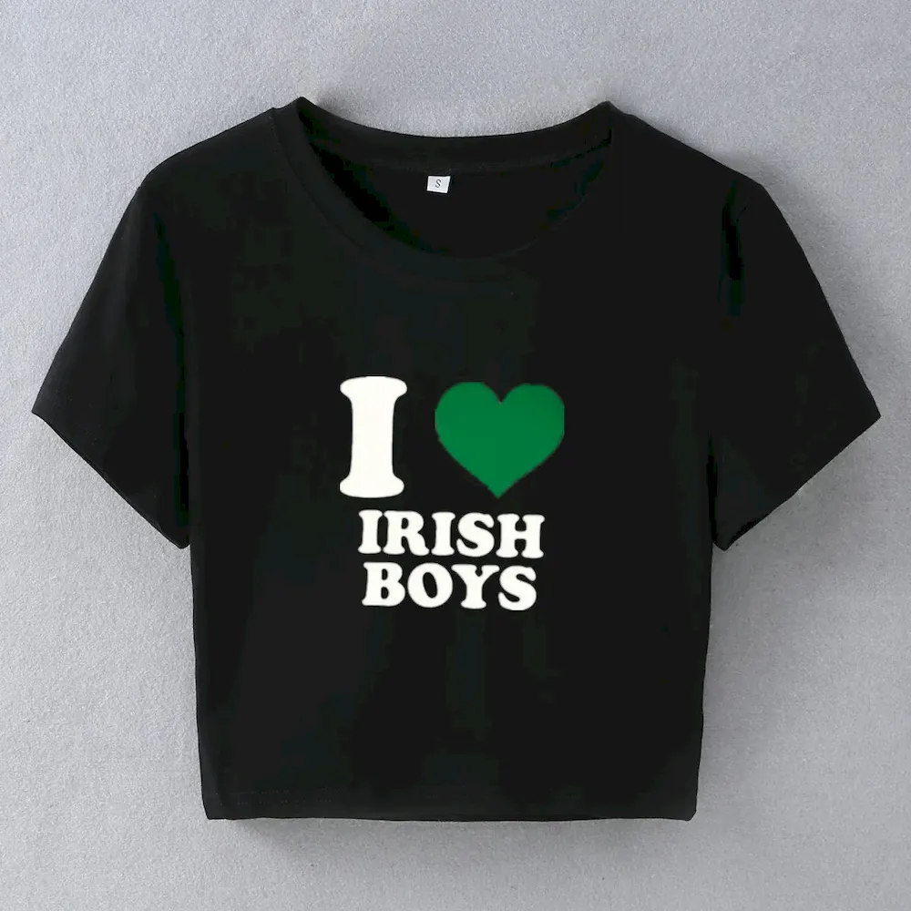 Street Fashion Women'S Printed Navel Tee - Image 6
