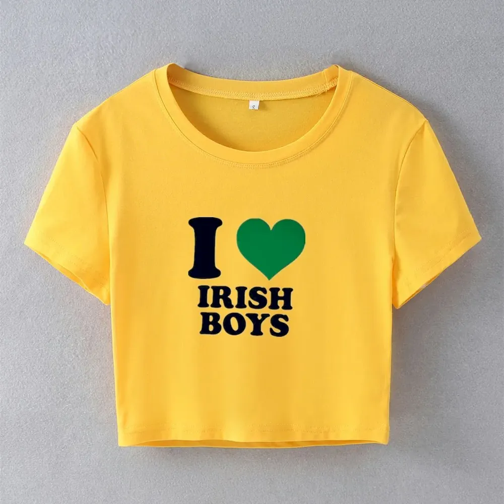 Street Fashion Women'S Printed Navel Tee - Image 7