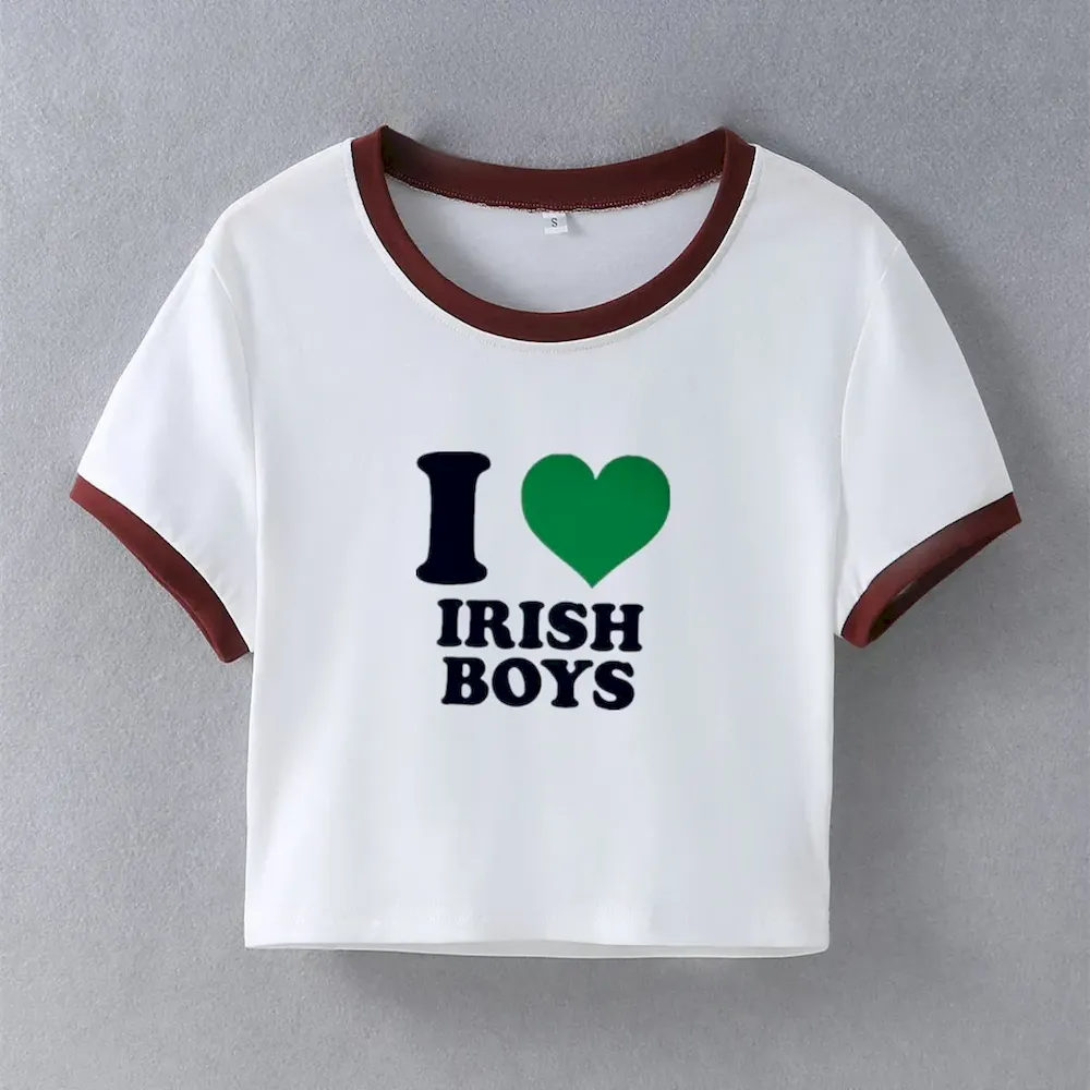 Street Fashion Women'S Printed Navel Tee - Image 8