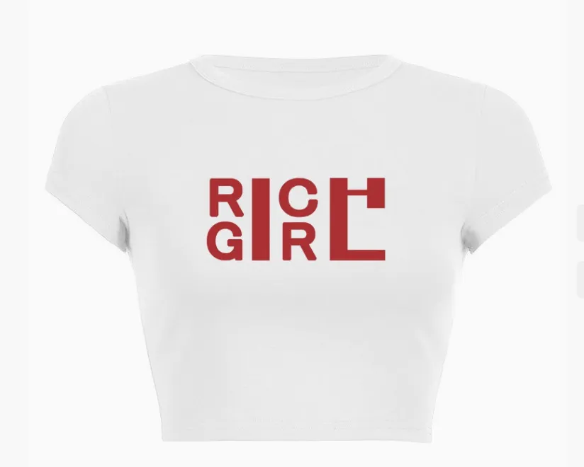 Women Fashion Sexy Letter Printed Short-Sleeve Slim-Fit T-Shirt - Image 6