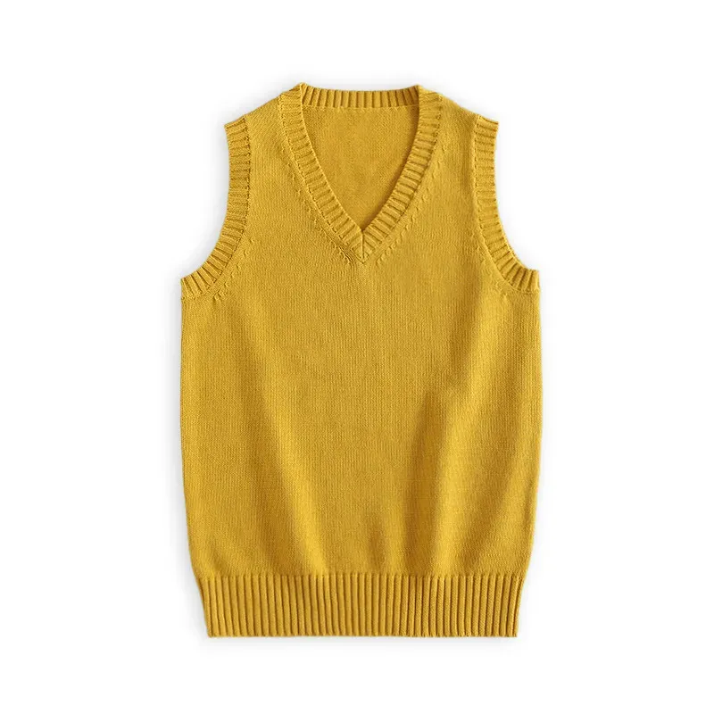 Women Fashion Solid Color V-Neck Sleeveless Knitwear - Image 24