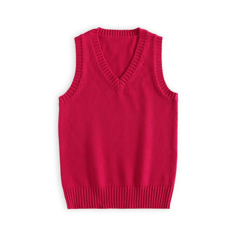 Women Fashion Solid Color V-Neck Sleeveless Knitwear - Image 26