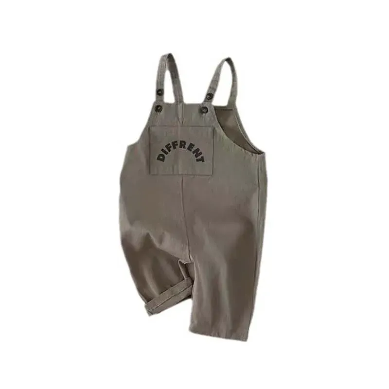 Wholesale Kids Baby Unisex Spring Autumn Casual Suspender Pants - Image 5
