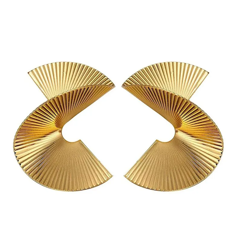 Wholesale Unique Disc Exaggerated Fashion Earrings - Image 11