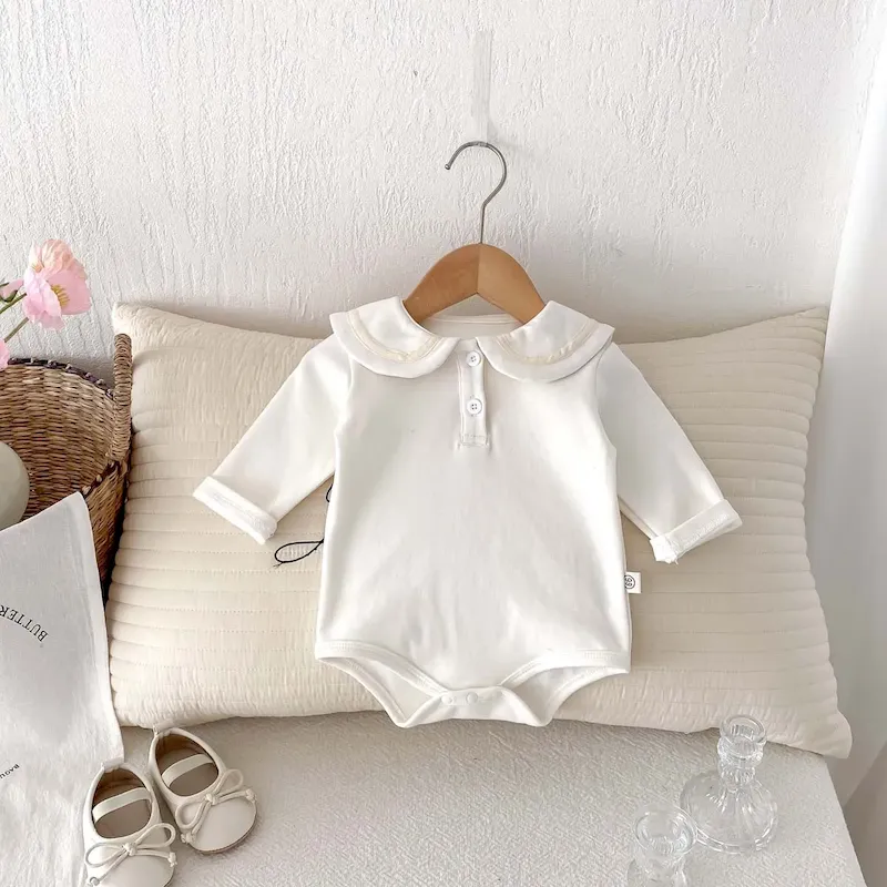 Wholesale Kids Baby Boys Girls Casual Cute Long Sleeve Romper - Image 8