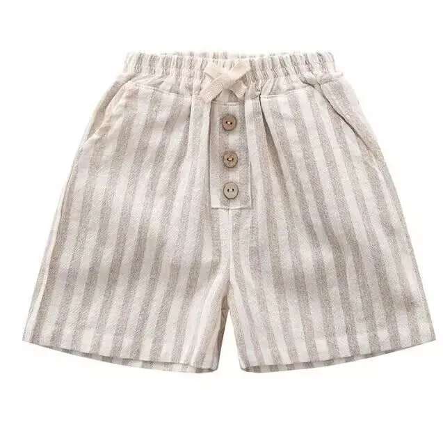 Wholesale Summer Kids Boys Girls Stripe Lace-Up Shorts - Image 8