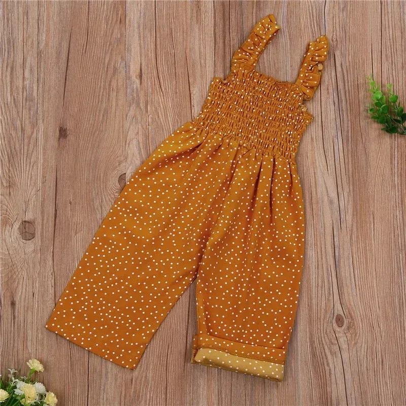Wholesale Girls Fashion Polka Dot Casual Jumpsuit - Image 7