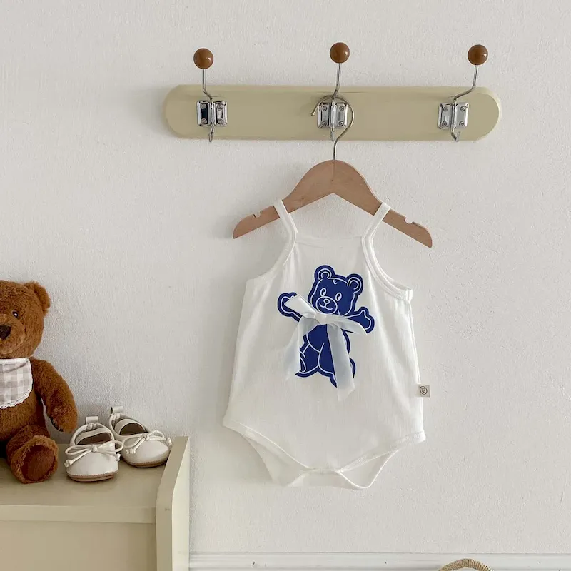 Wholesale Kids Baby Boys Girls Casual Cute Cartoon Romper - Image 5