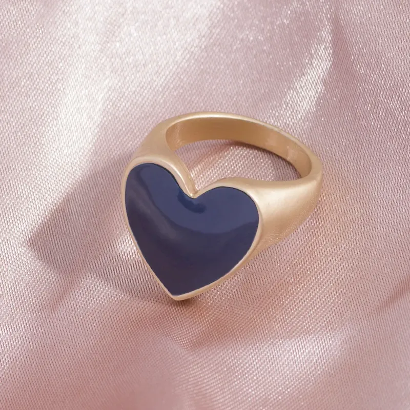 Wholesale Fashion Multicolor Heart Ring - Image 8