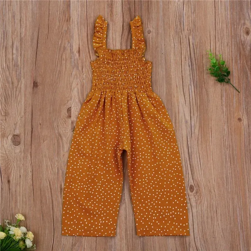 Wholesale Girls Fashion Polka Dot Casual Jumpsuit - Image 6