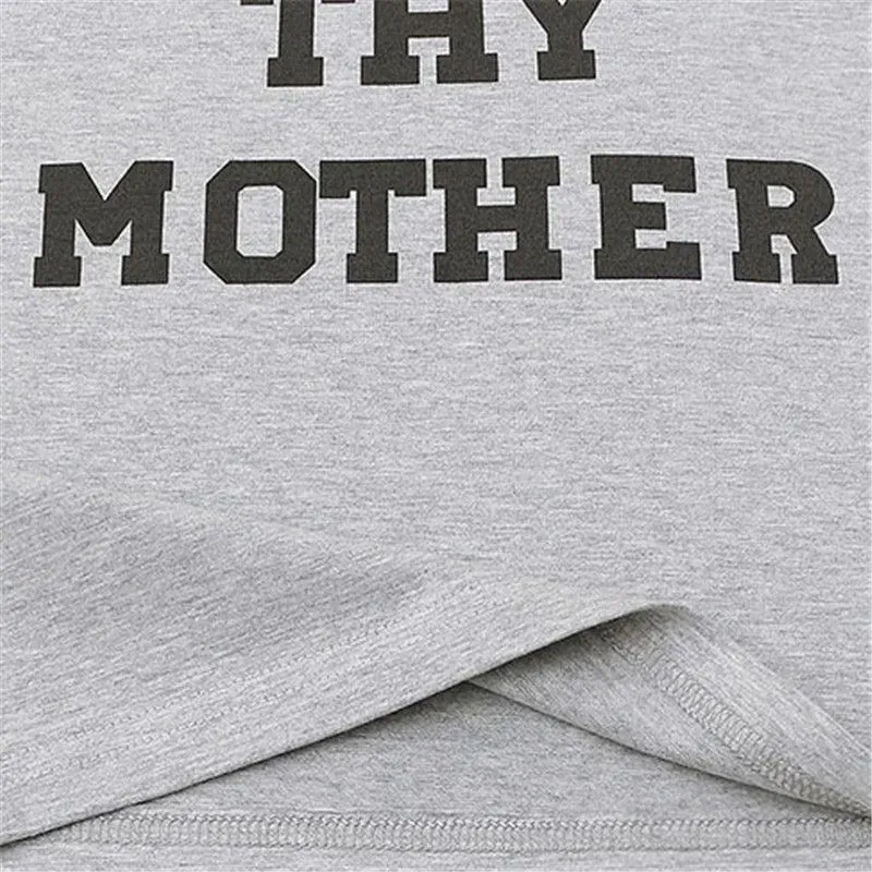Wholesale Wholesale Boy Girl Letter Print Short Sleeves Grey T-shirt - Image 10