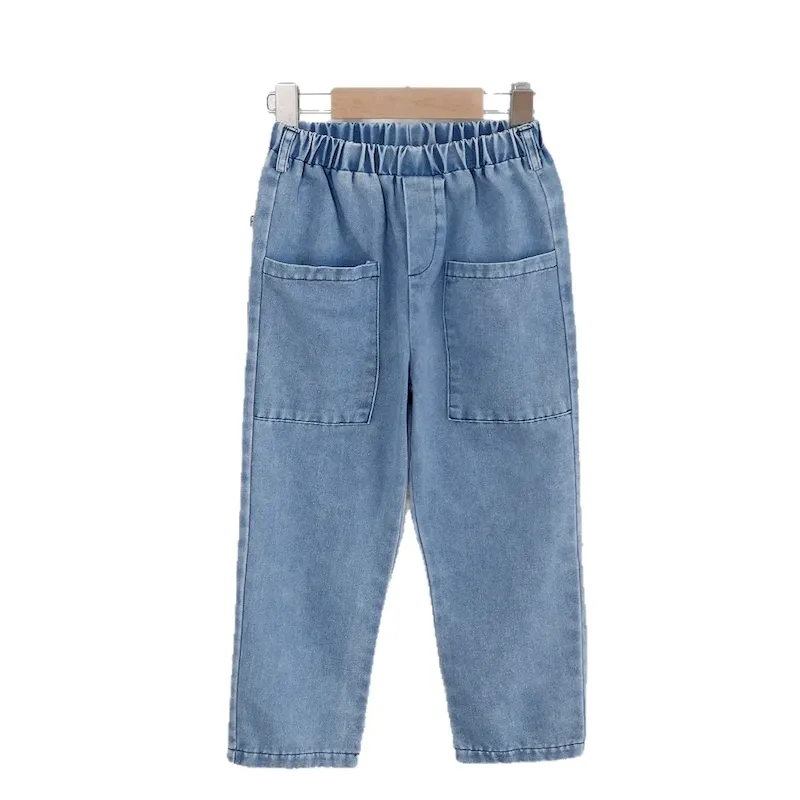 Wholesale Boy'S Fashion Denim Jacket And Jeans Two-Piece Set - Image 5