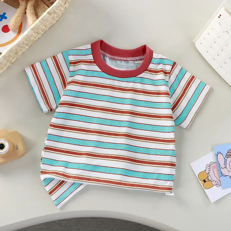 Wholesale Kids Boys And Girls Fashion Cartoon Short-Sleeve T-Shirt - Image 11