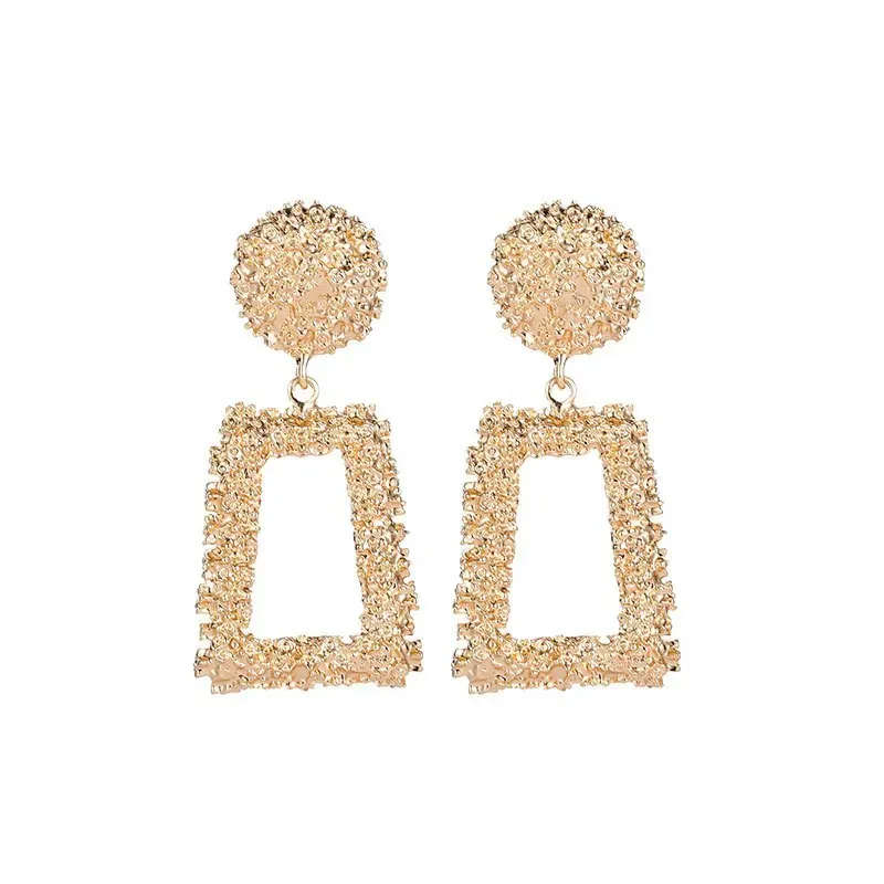 Wholesale Unique Disc Exaggerated Fashion Earrings - Image 7